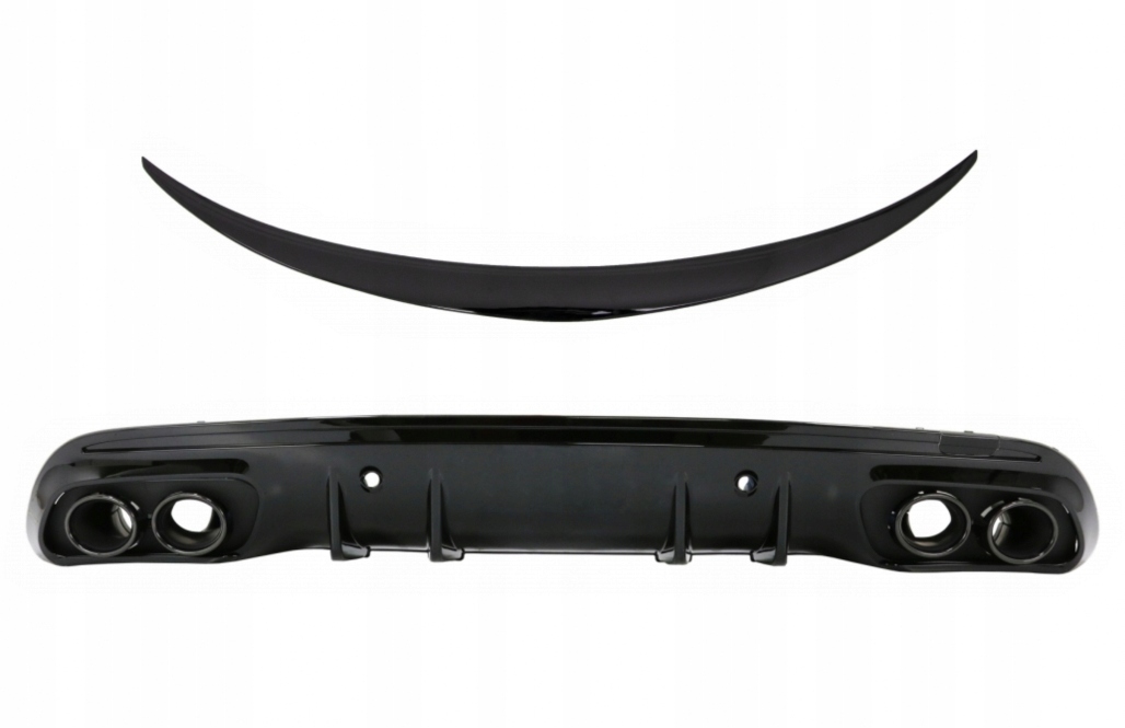 6000320/5996764 - Диффузор для Mercedes C-Class W205 14-20 спойлер