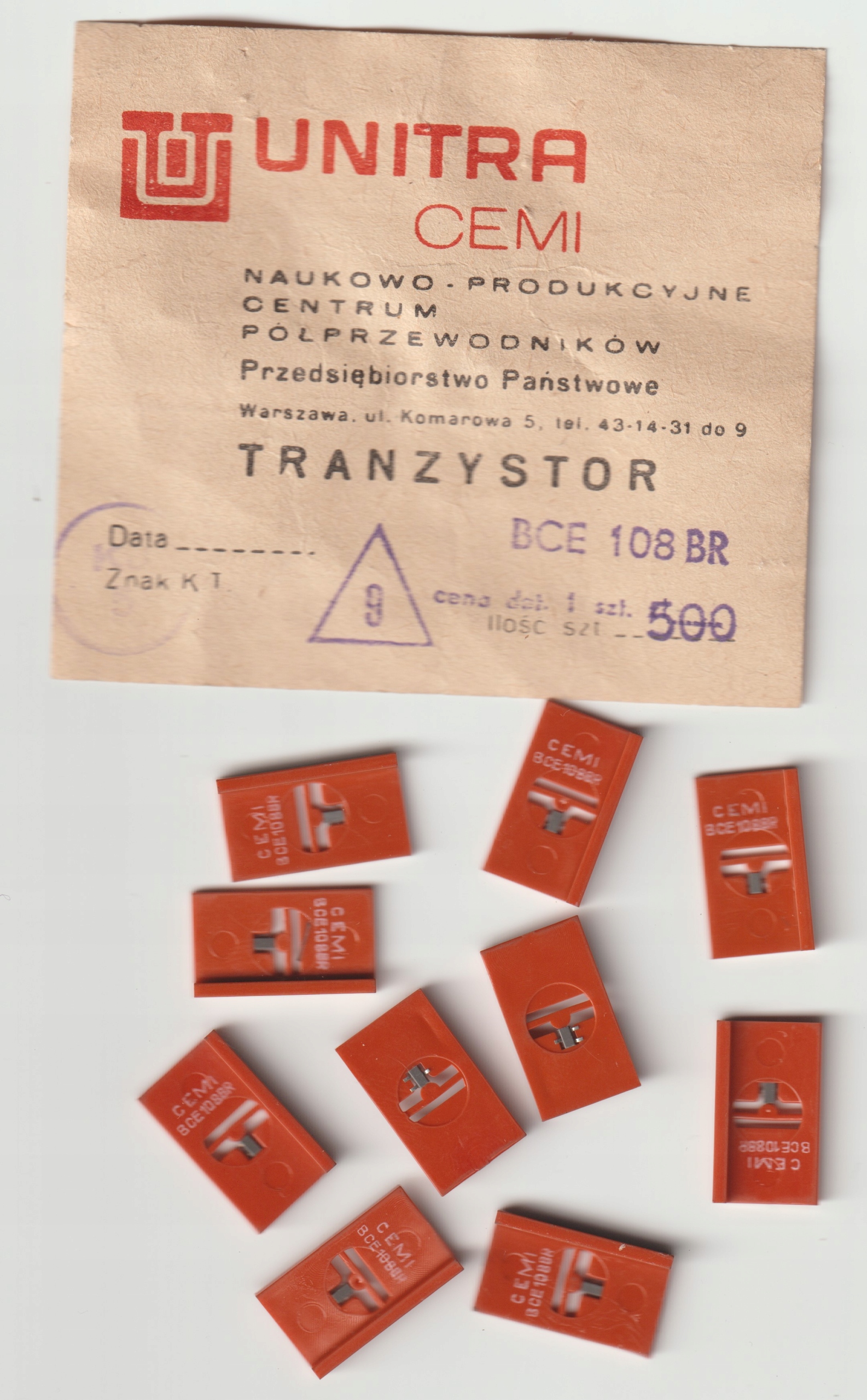 [10szt] BCE108BR Smd Npn Tranzystor SOT23 Cemi