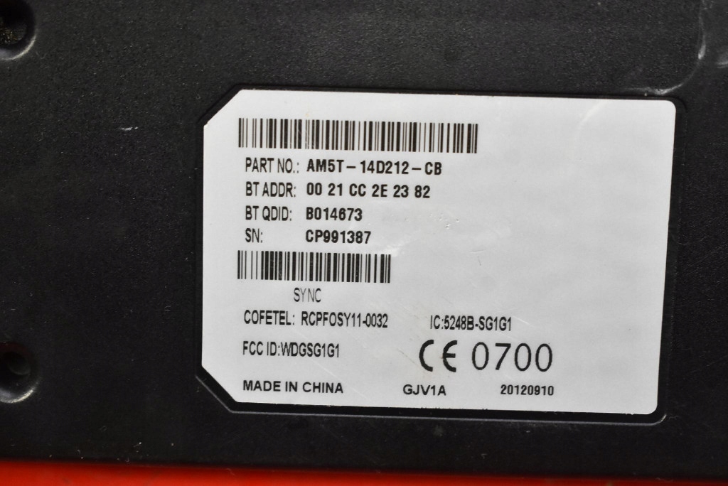 control unit module BLUETOOTH AM5T-14D212-CB FORD B-MAX 12-18