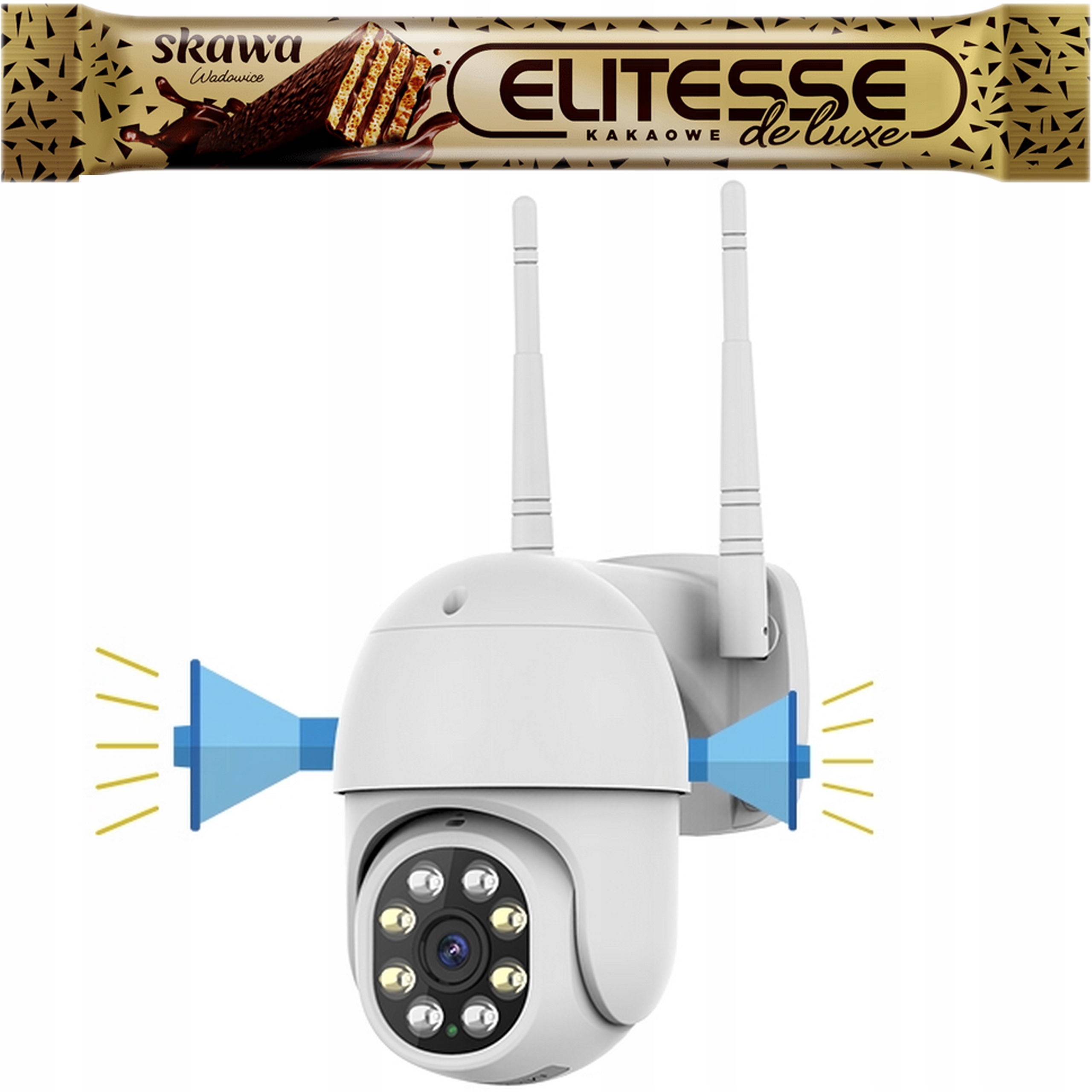 Venkovní Otočná Kamera Ip Wifi Full Hd Vodotěsná 2MP 1080p IP66