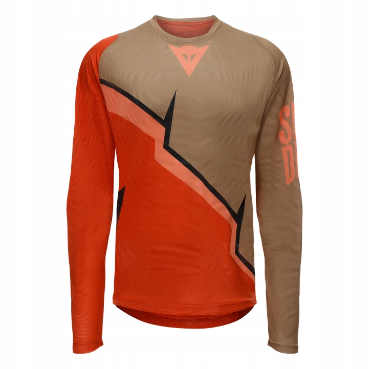 Koszulka Rowerowa Dainese HgAER Jersey Ls Czerwono/Brązowa S