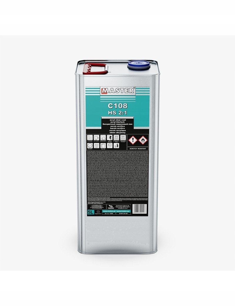 TROTON прозрачный лак Master C108 2: 1hs + utw.fast