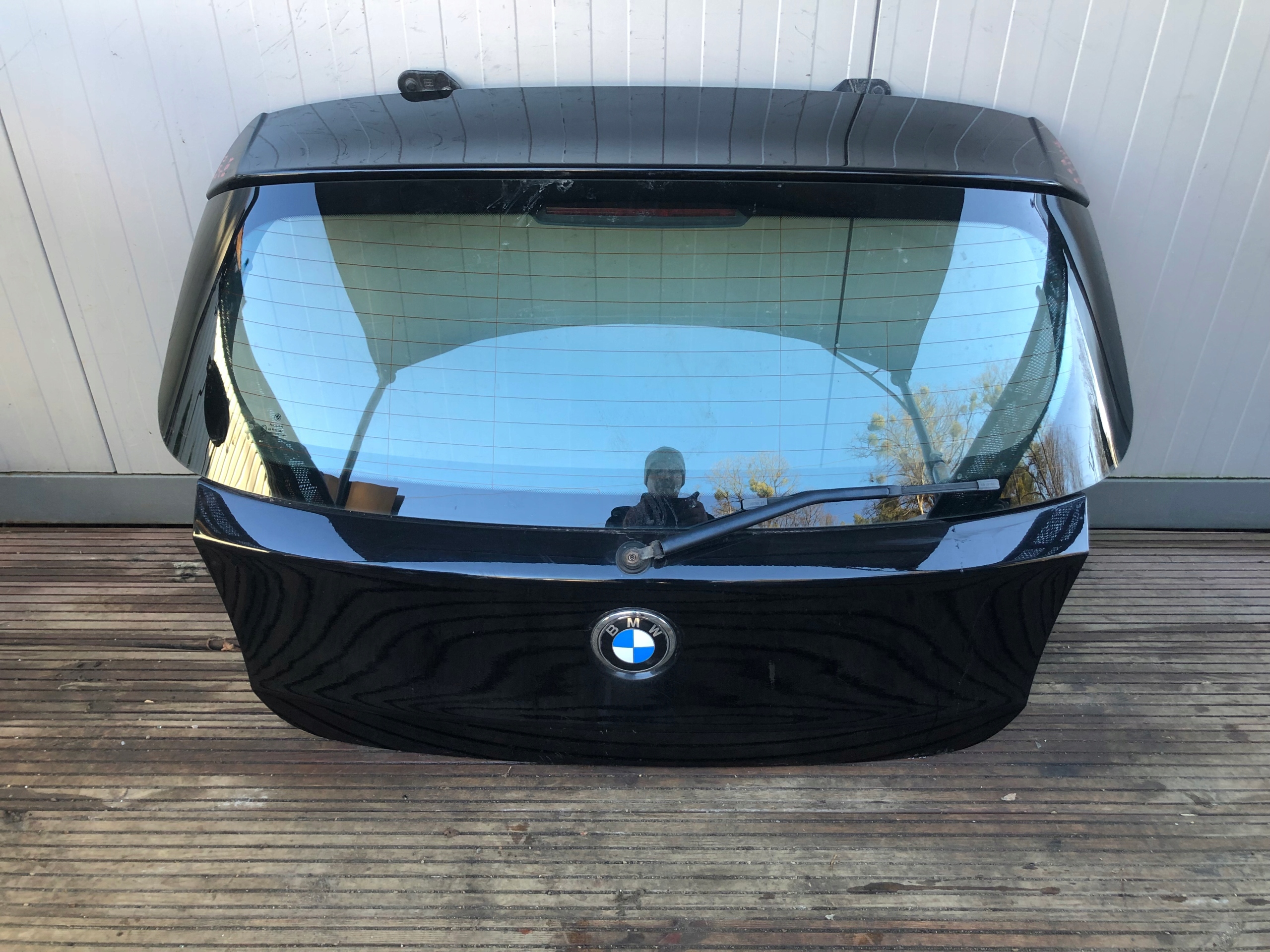 BMW 1 E87 complete trunk door boot black 668