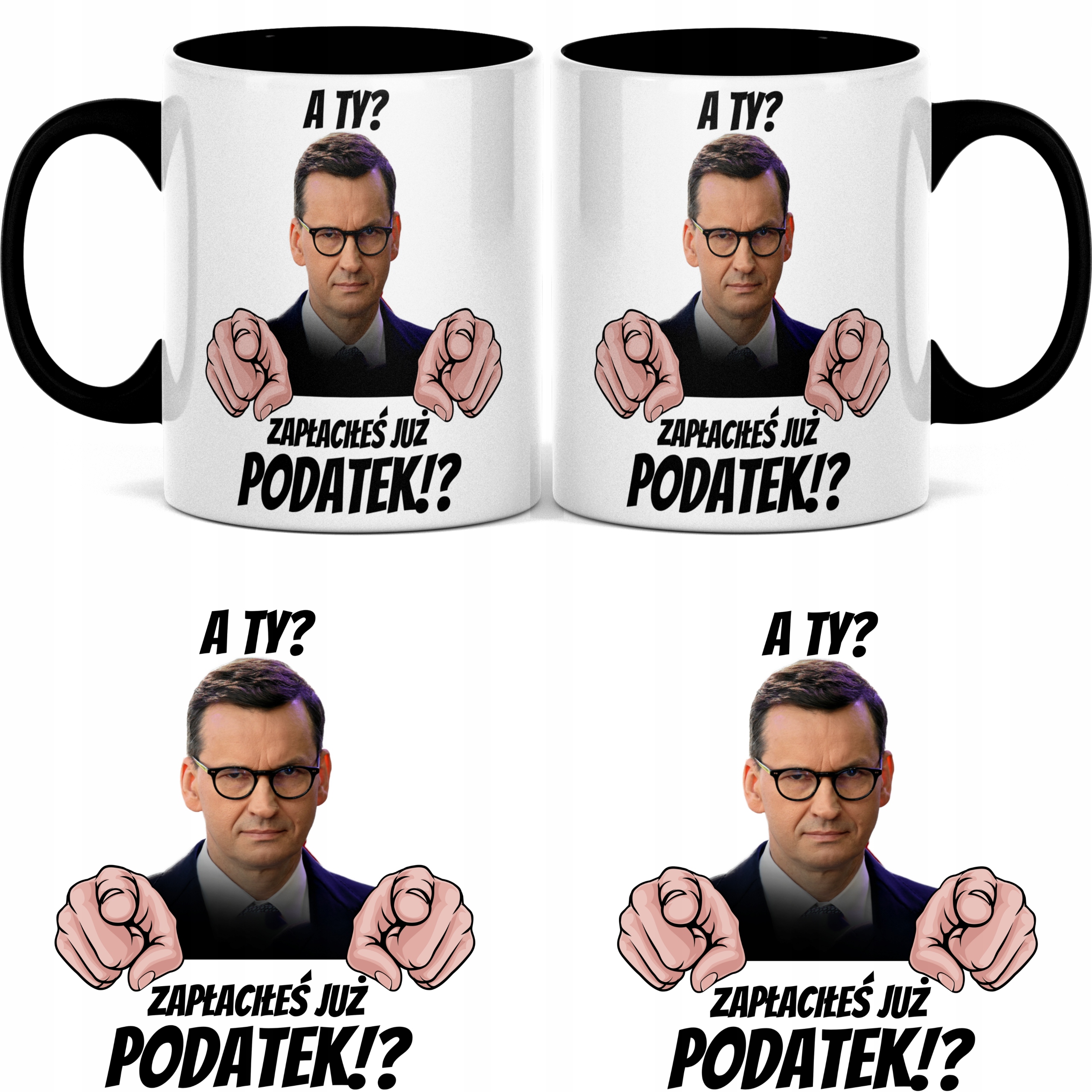 KUBEK DLA SZEFA KSIĘGOWEJ KOLEGI Z MORAWIECKIM PIS Pojemność 330 ml