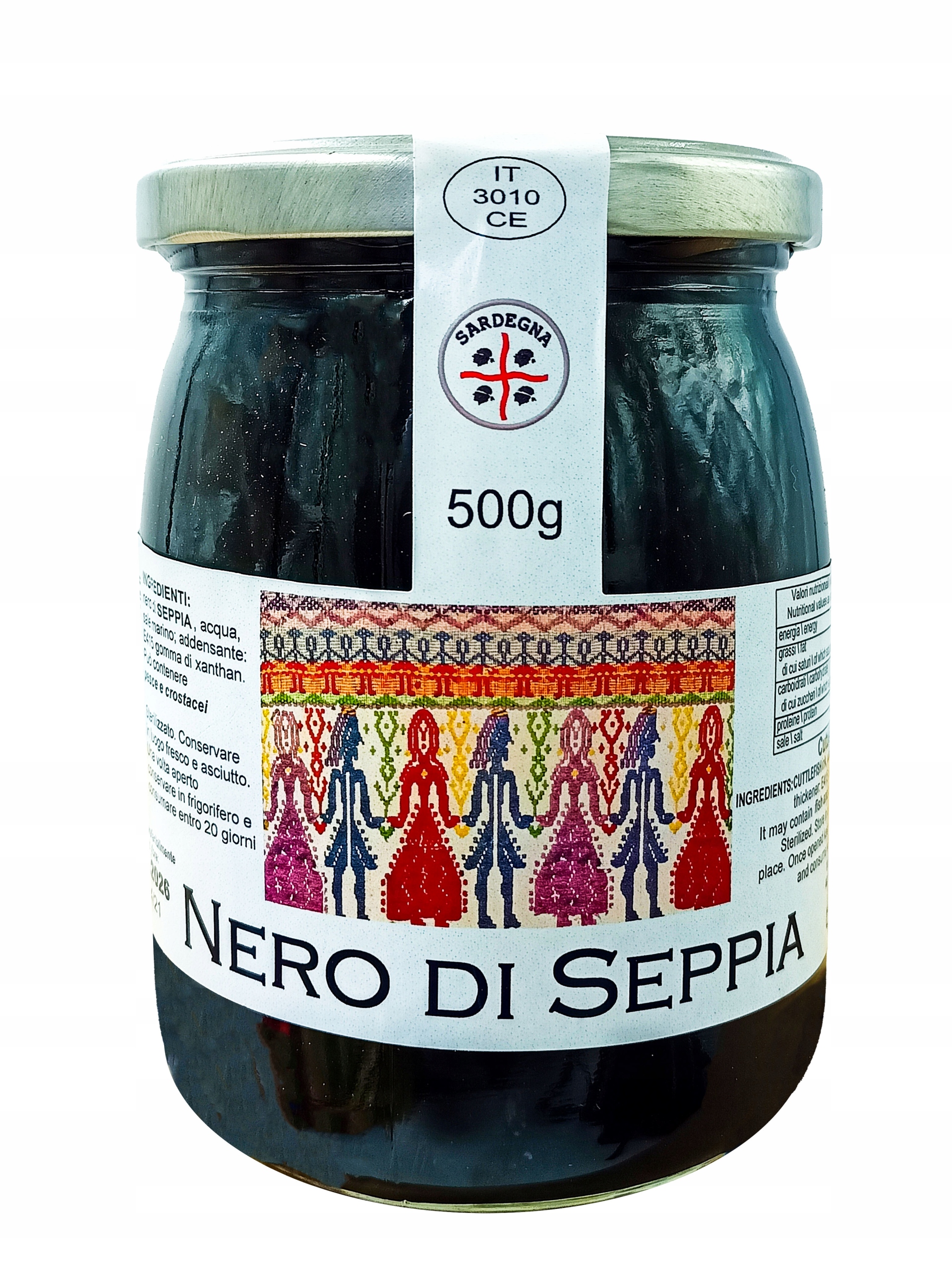 Sépiový inkoust 500 g Nero DI Seppia – přírodní barvivo a chuť moře