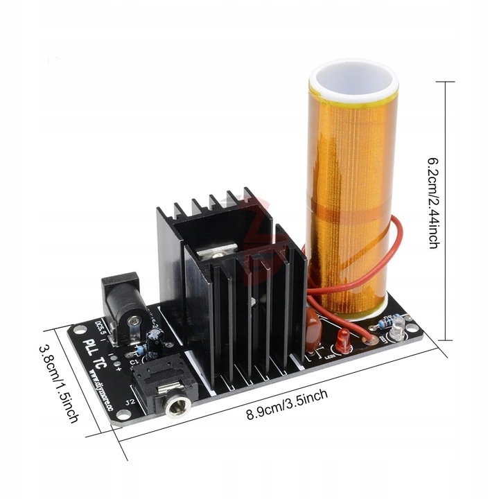 Cewka generator Tesli 15W Złożona działająca Kod producenta 012394