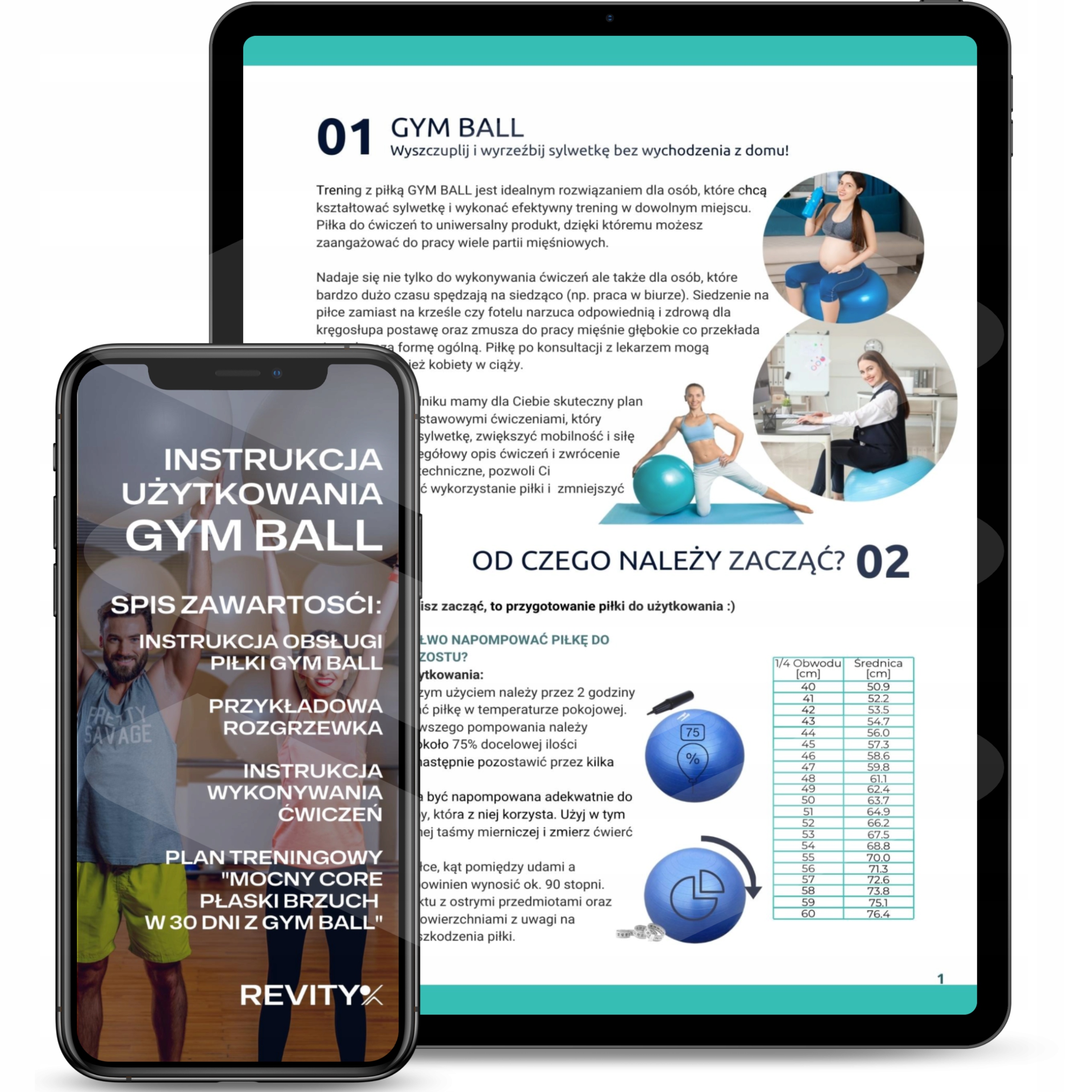 WYSOKIEJ JAKOŚCI PIŁKA REHABILITACYJNA DO ĆWICZEŃ SIEDZENIA GIMNASTYCZNA 65 Waga 1.2 kg