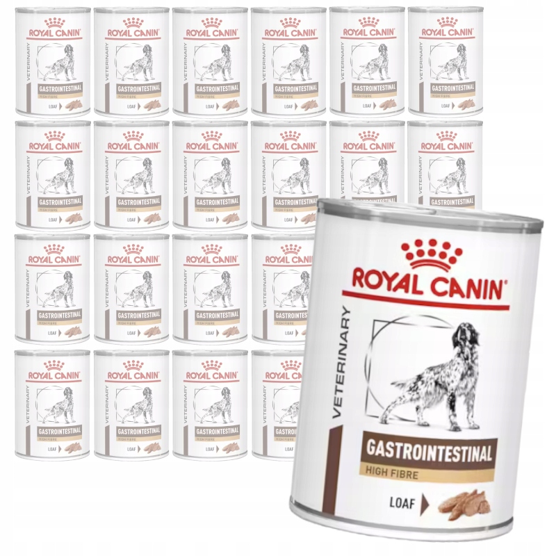 Royal Canin Vet Gastrointestinal High Fibre 24x410g Karma Dla Psa Pasztet