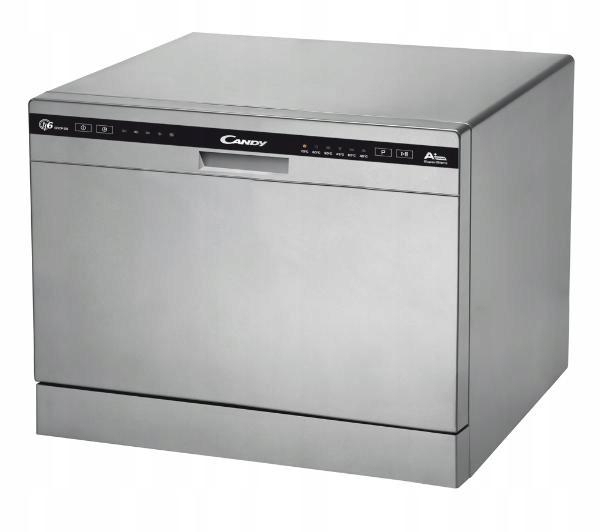 SREBRNA ZMYWARKA CANDY CDCP 6S 6KPL 55CM 6,5L