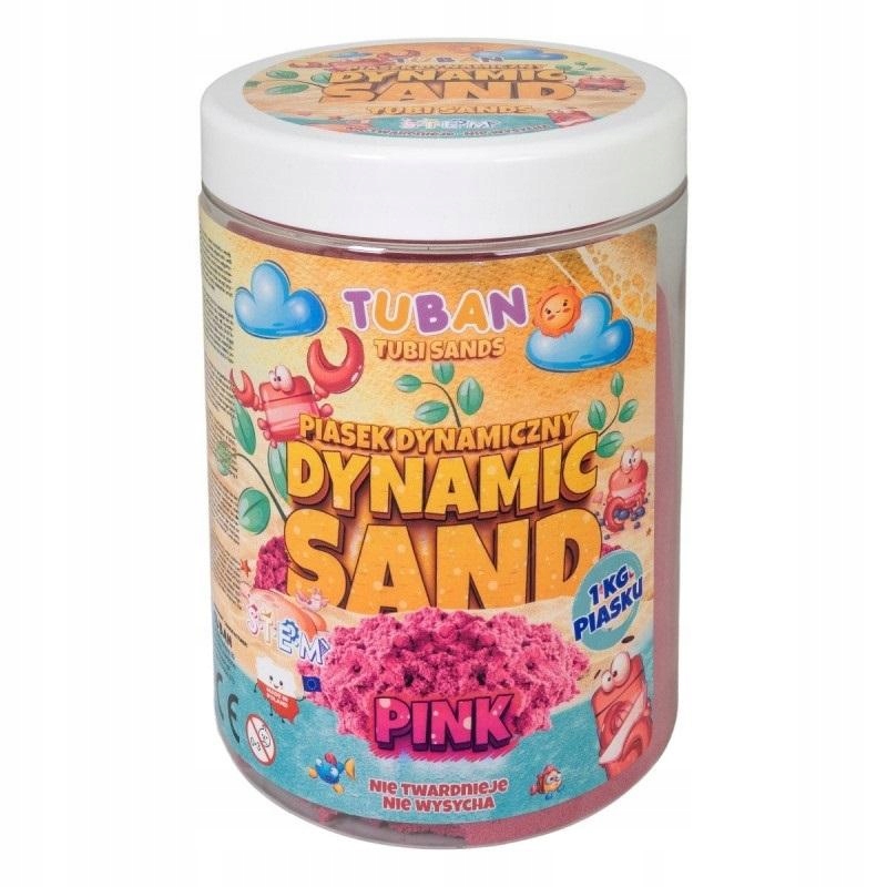

Piasek Dynamiczny Kinetyczny Różowy 1KG Tuban