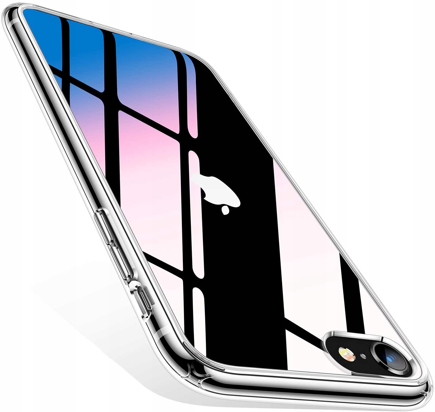 

Clear Etui Case + Szkło do Iphone 7 / 8 / Se 2020