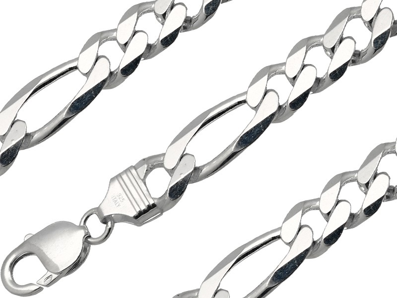 

Łańcuszek Srebrny Figaro 50CM 11,0MM SREBRO925