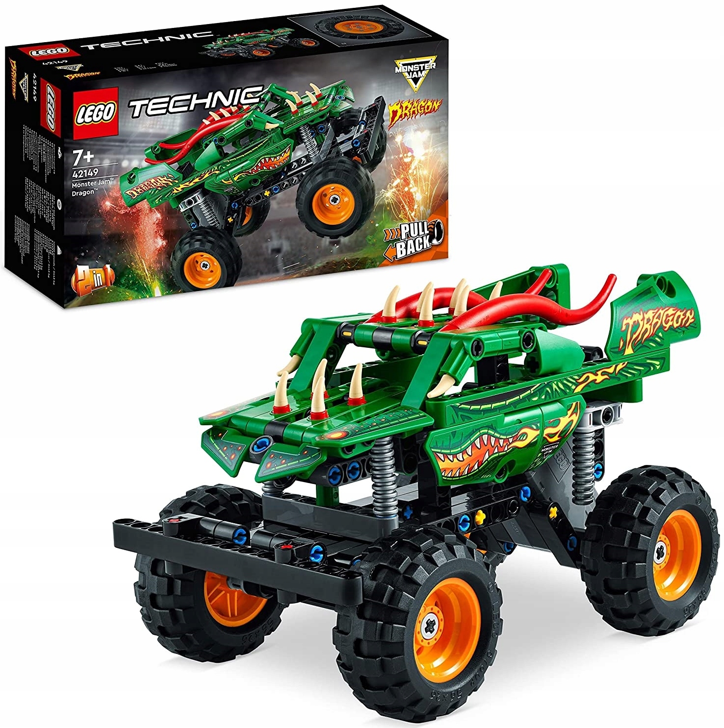 

Lego Technic Monster Jam Dragon 42149