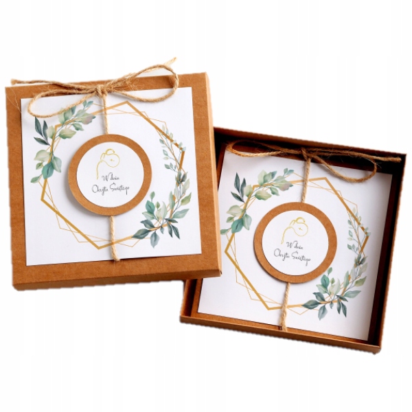 

Kartka w Pudełku na Chrzest Chrzciny na pieniądze