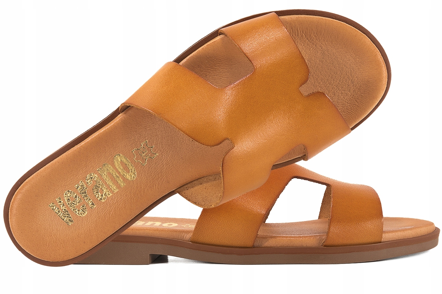 Verano 1000 Nazouváky Letní Dámské Španělské Kůže rudé Rudé 35