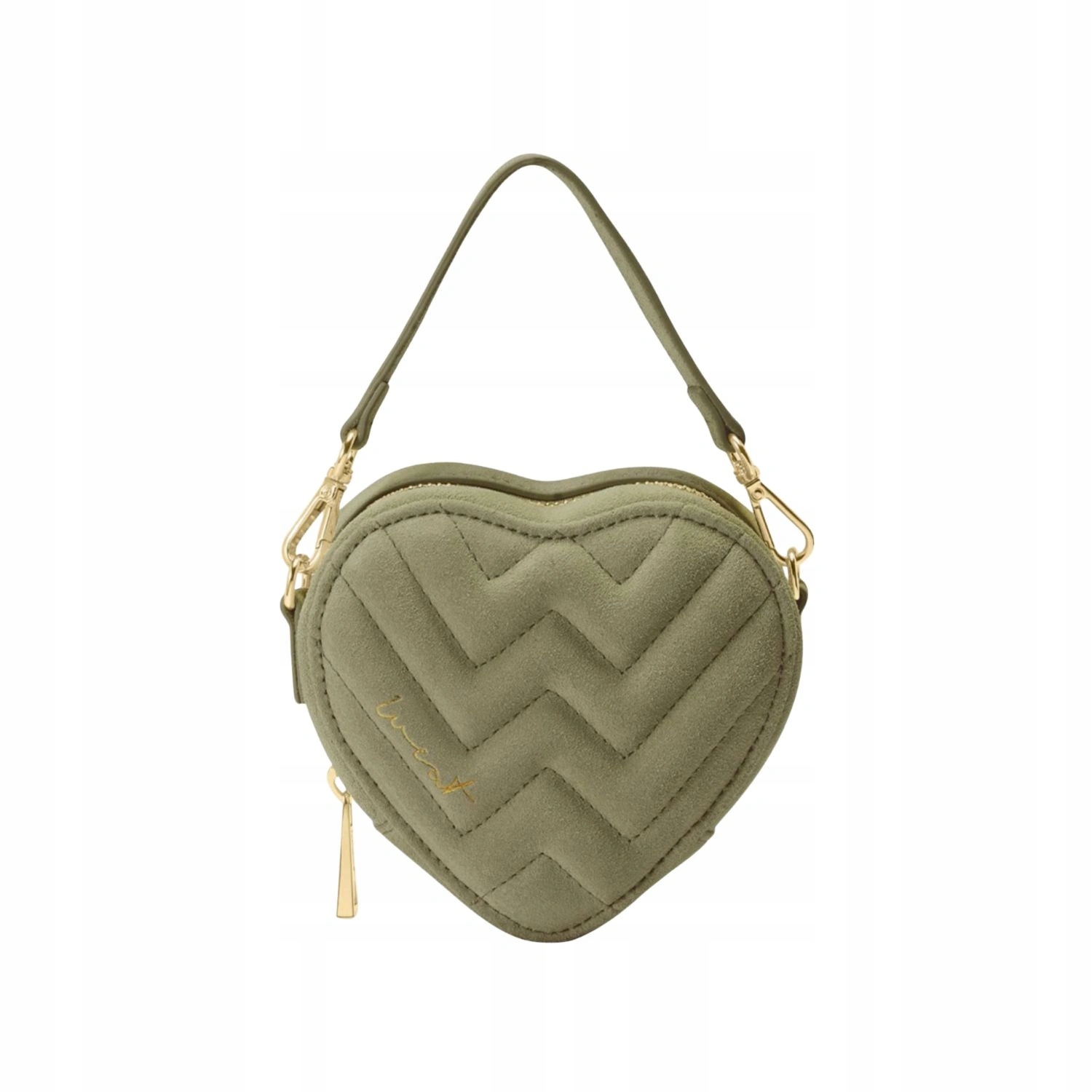 Dámská kabelka Weat Mini Heart malá do ruky přes rameno srdce kožená