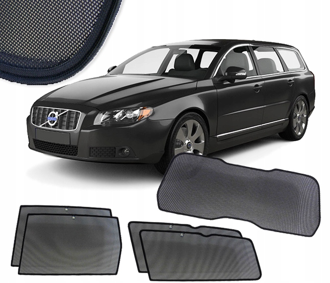Zaslonki dedykowane do Volvo V70 III 20072016