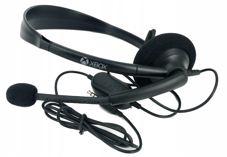 ORYGINALNY HEADSET MICROSOFT ZESTAW SŁUCHAWKOWY XBOX ONE CZARNY XONE TESTED