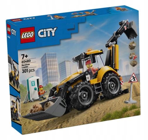 Lego(r) City 60480 Žlutý Bagr