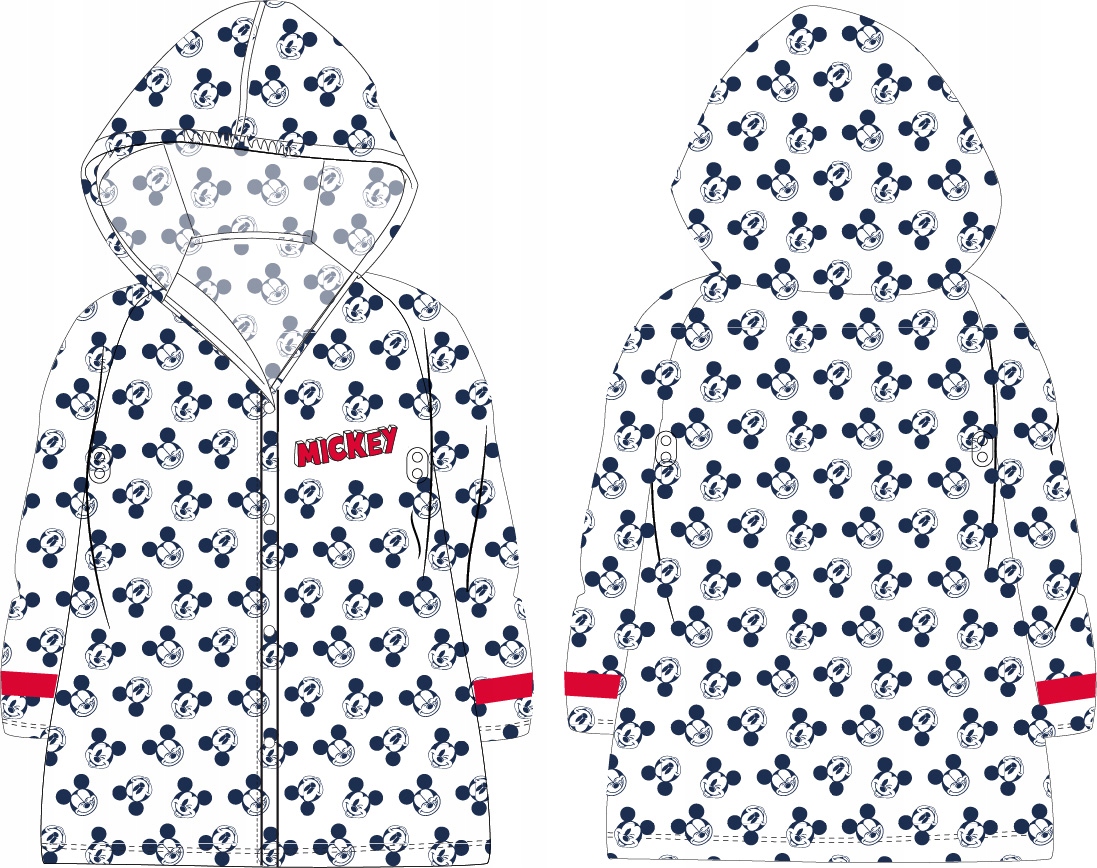 

Płaszcz Przeciwdeszczowy Myszka Mickey 110/116
