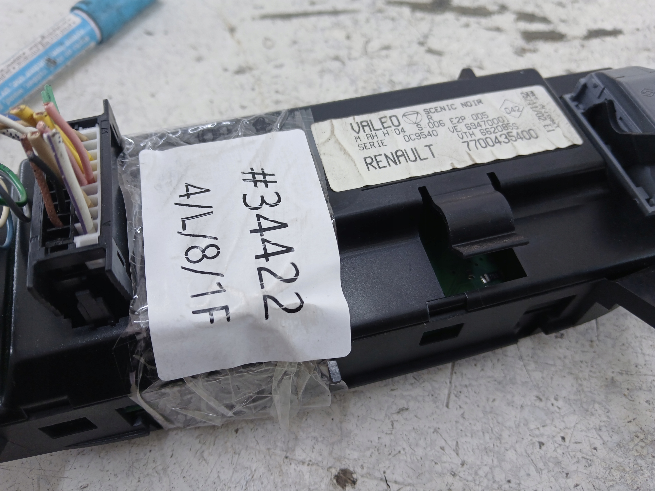 RENAULT SCENIC e COMANDI CLIMA BOCCHETTE 7700435400