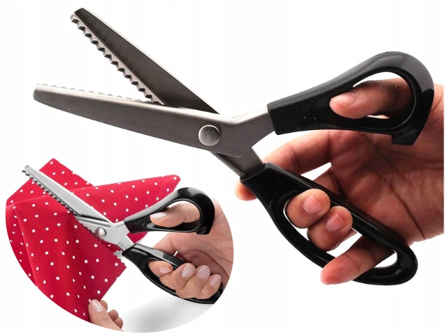 Nůžky zoubkované iga-tex pro praváky 23 cm