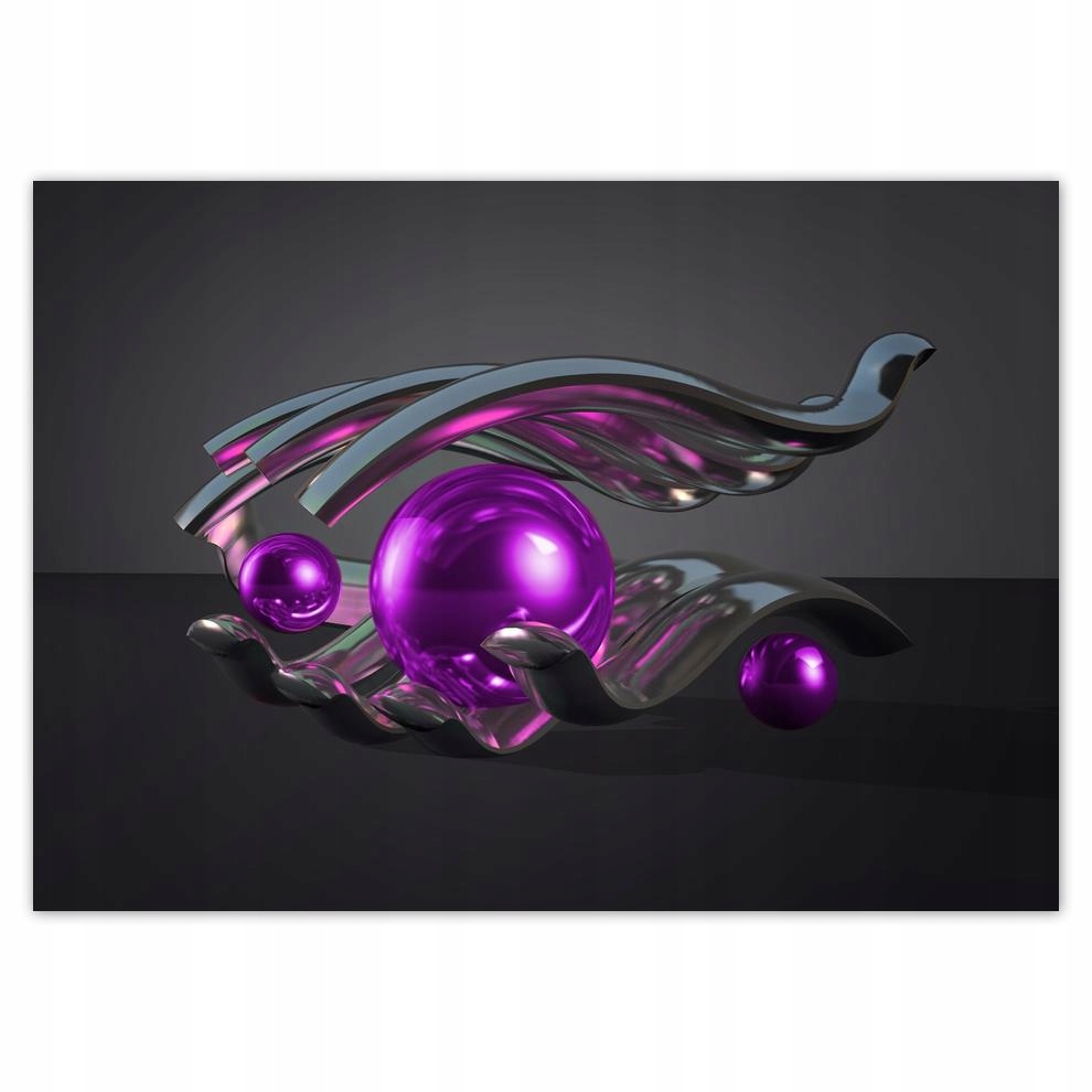 

Naklejki 70x50 Fioletowe kule