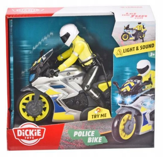 Motocykl policyjny 17cm