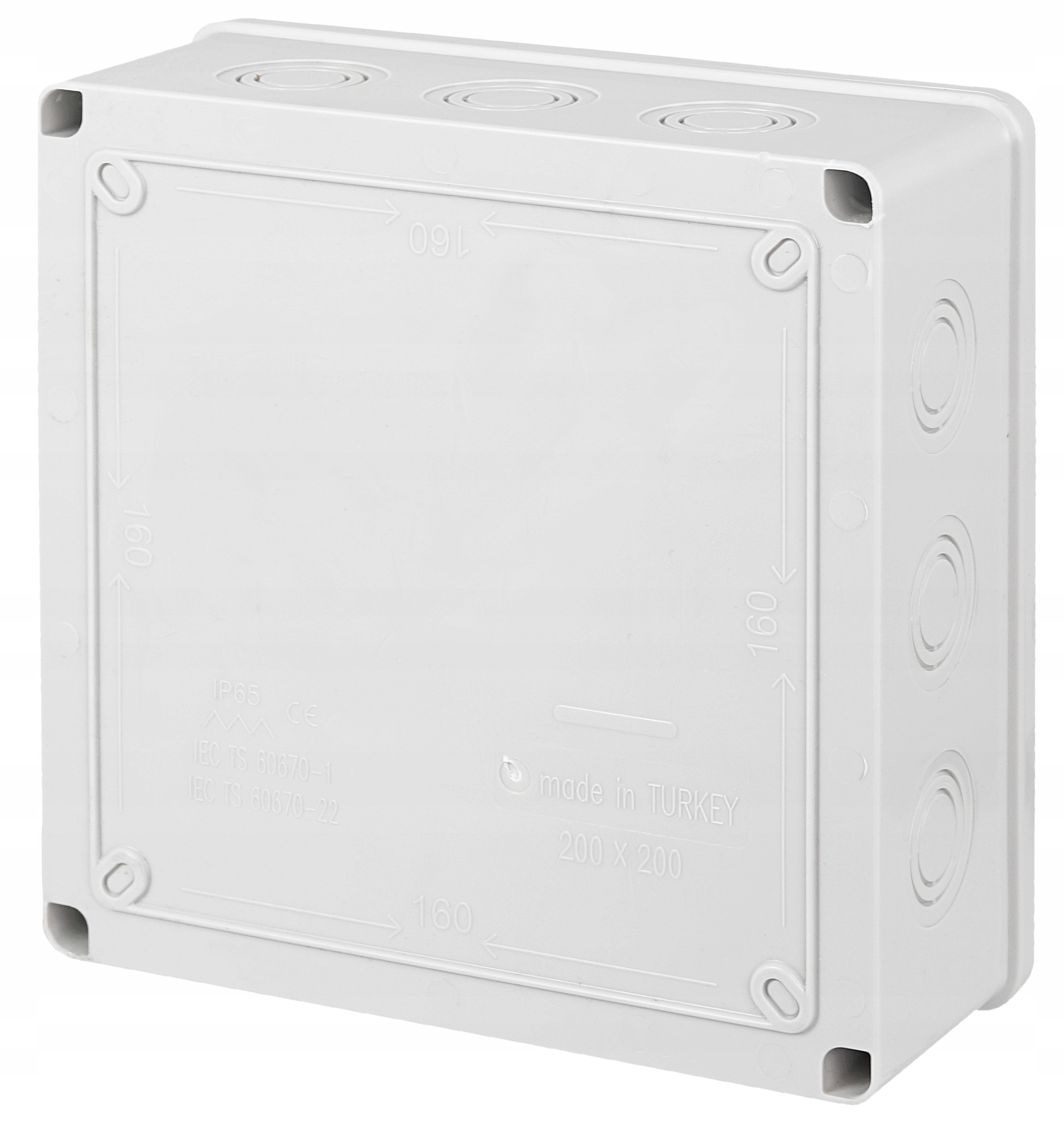 Industrial Hermetická elektroinstalační krabice Abs 2751-00 Elektro-plast Nasielsk