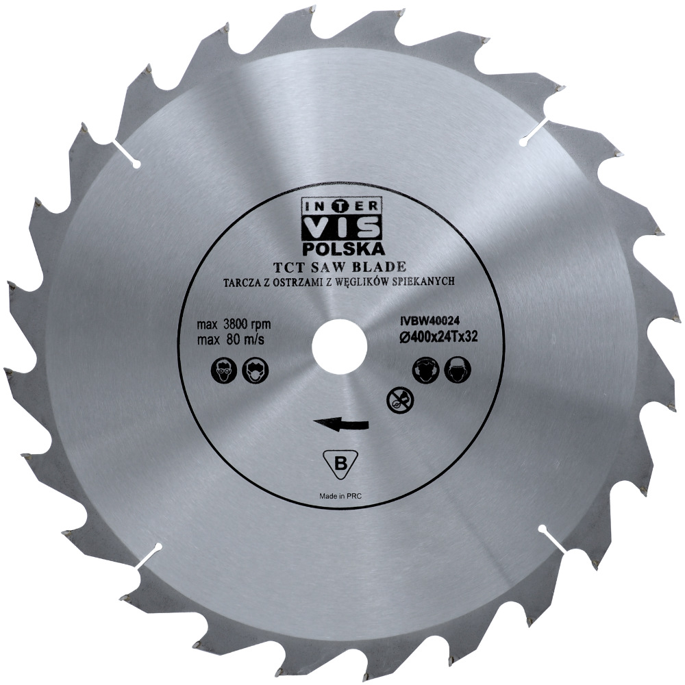 Tarcza tnąca do drewna Piła Widia 400x32mm 24Z Węglik