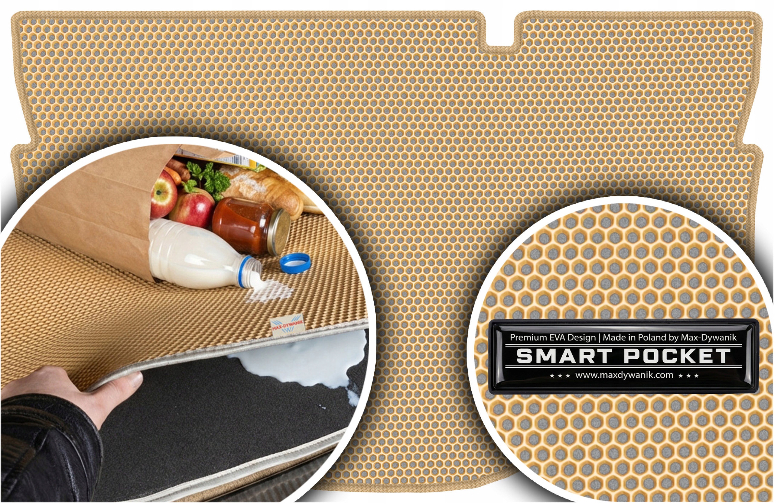 Mitsubishi Space Star Hb 2019 Vložka do zavazadlového prostoru Eva Smart Pocket Béžová