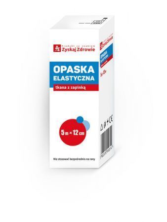 

Opaska elastyczna z zapinką 5m x 12cm 1 szt