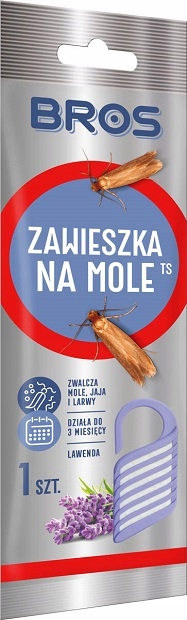 

Bros Zawieszka na mole odzieżowe lawenda