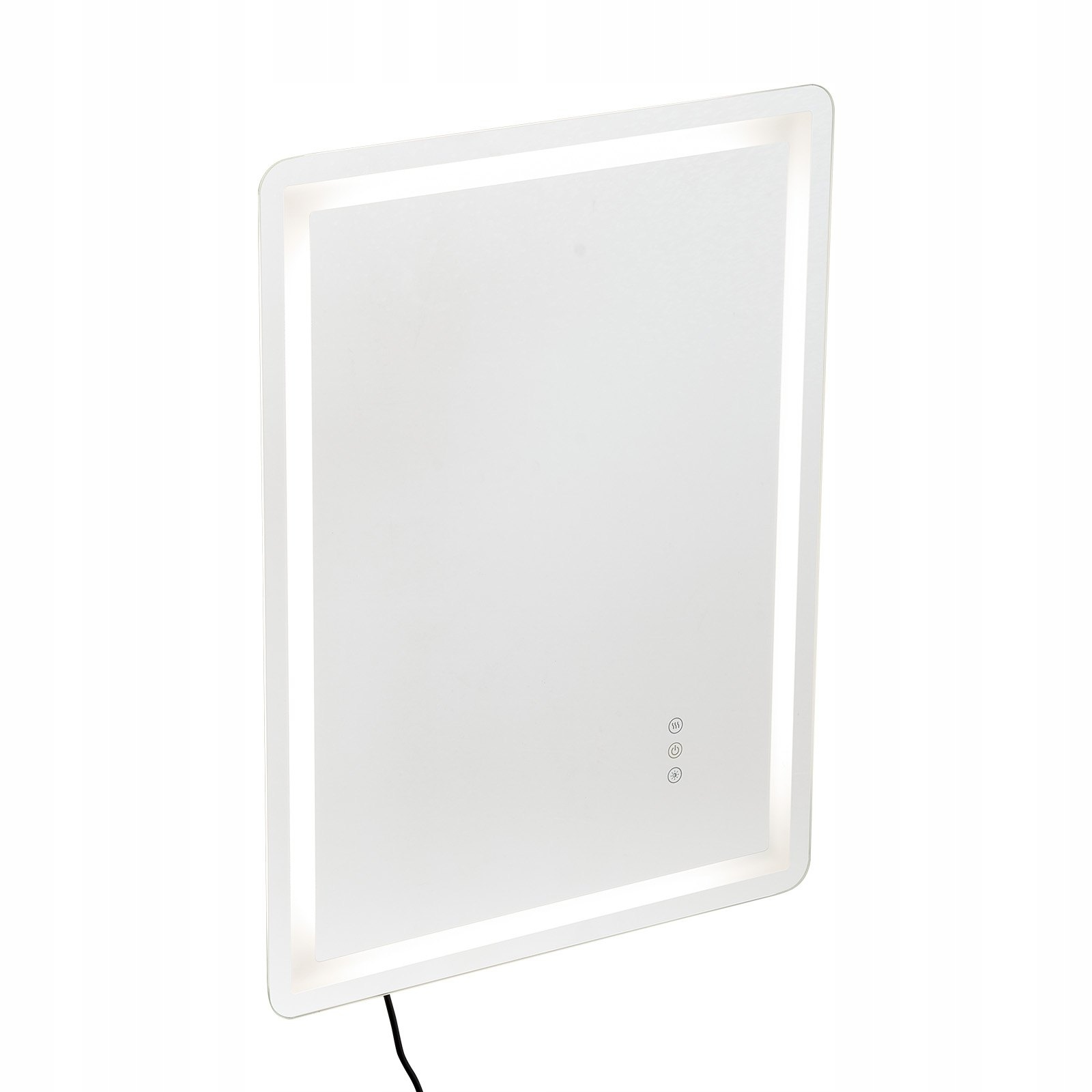 Zrcadlo do koupelny 60 x 80 cm s podsvícením a funkcí Anti-Fog