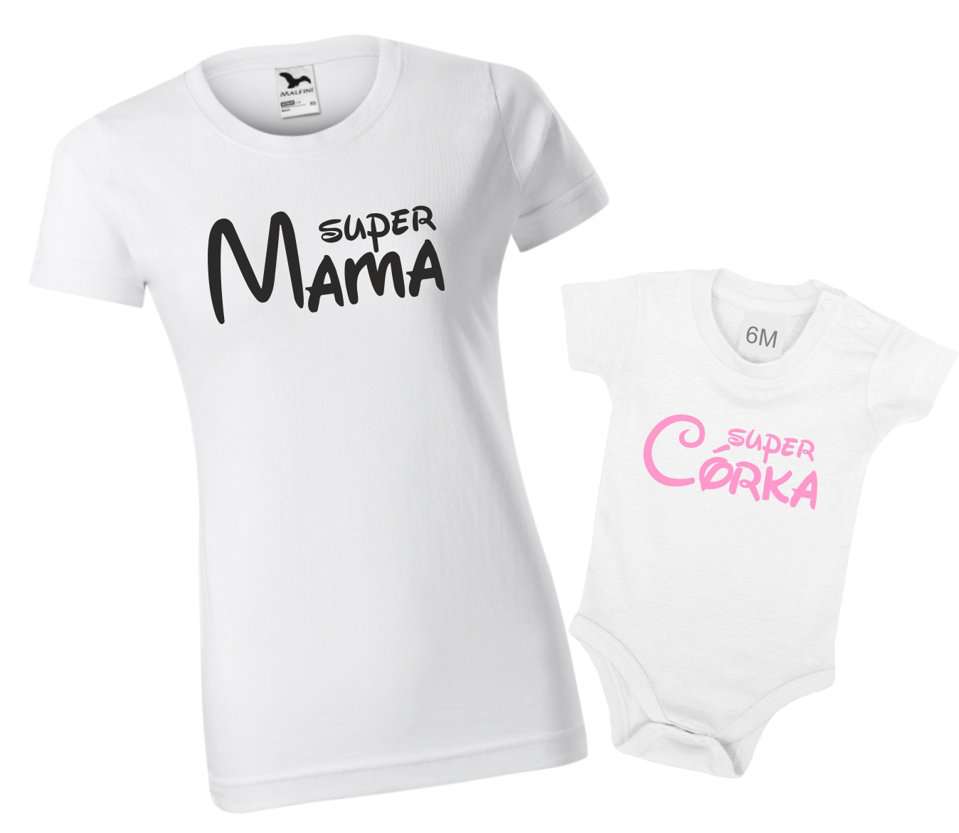 

Super Zestaw Mamy Córki Dzień Matki XL body 6M