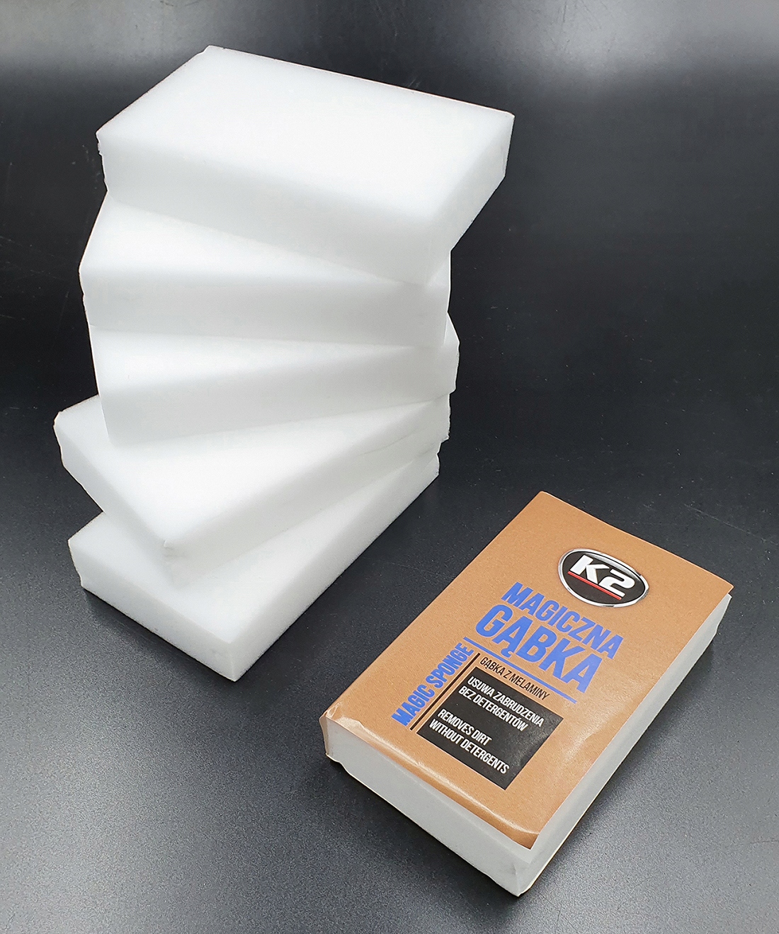 K2 MAGIC SPONGE MAGICZNA GĄBKA DO SAMOCHODU x10 Kod producenta K290