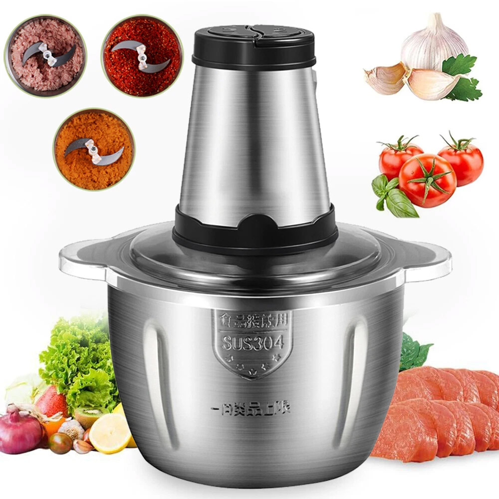 Elektrický Sekáček Potravin 2000 ML 2 Rychlosti Pro Karbanátky Paštik