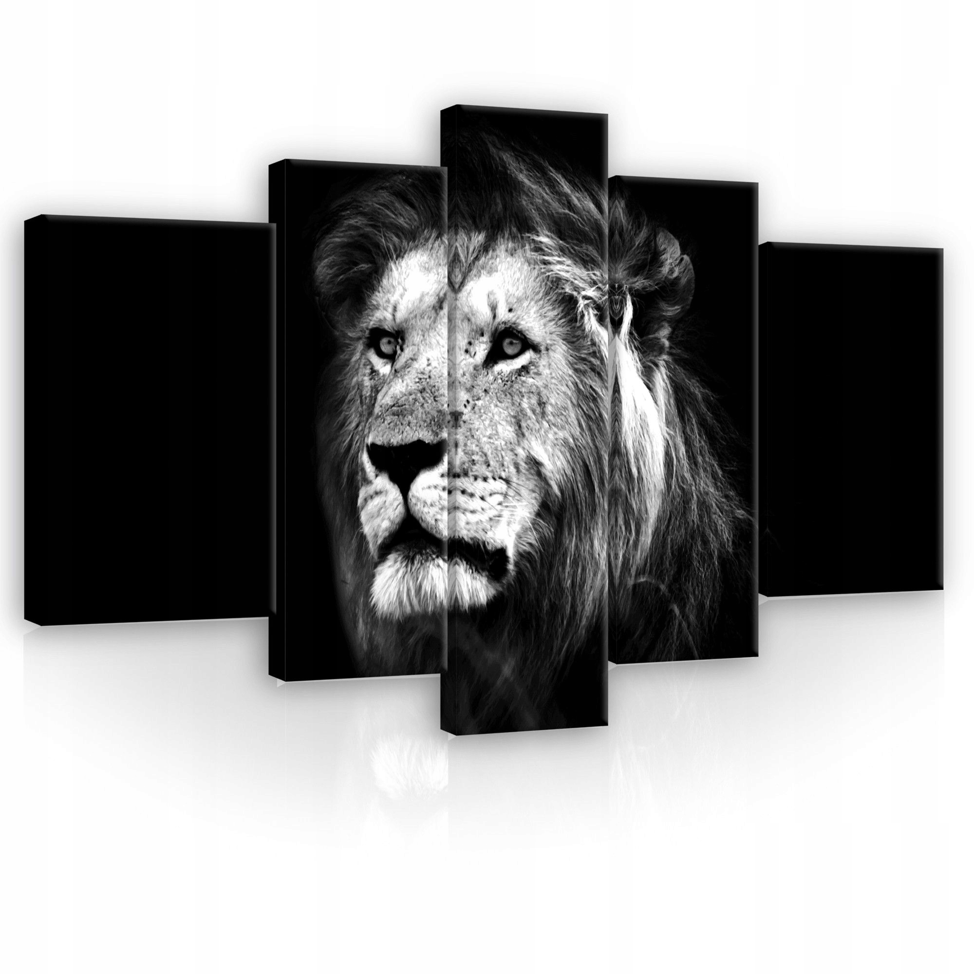 Obraz 170x100 Lev portrét leví hriva modulárna sila divoká príroda