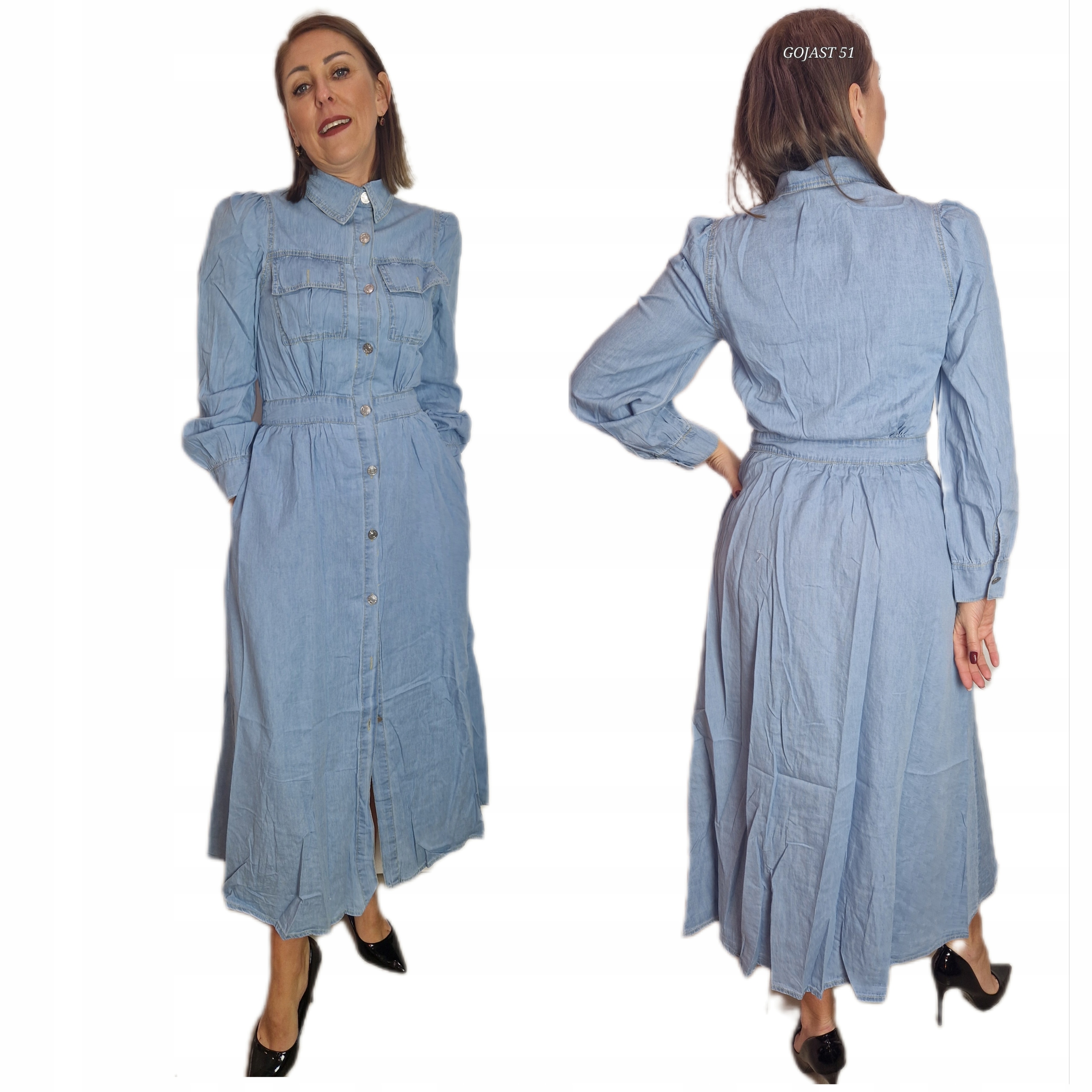 Dámské Šaty džínové šaty