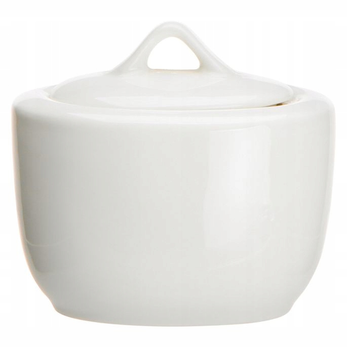 

Cukiernica porcelanowa do cukru cukier z pokrywką