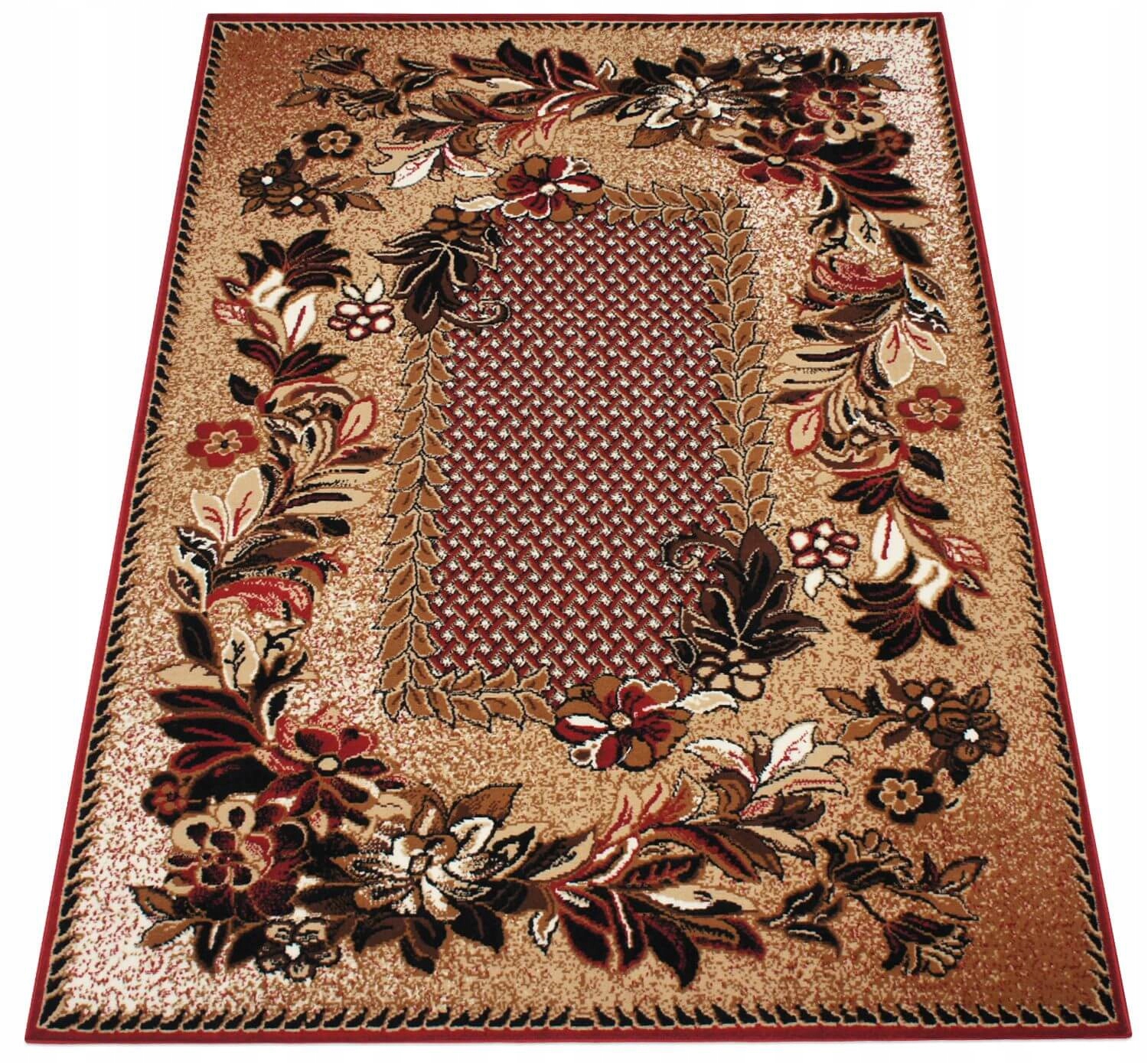 Koberec Turecký Klasický Béžový Turecké Koberce Do Obývacího Pokoje Bcf 120X170