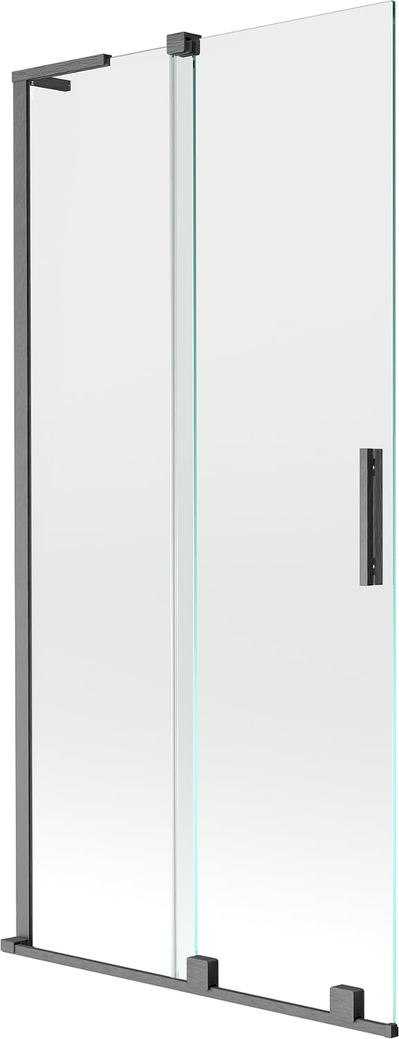 Mexen Velar L Sprchová zástěna posuvná, 90x150 cm, transparent, šedá