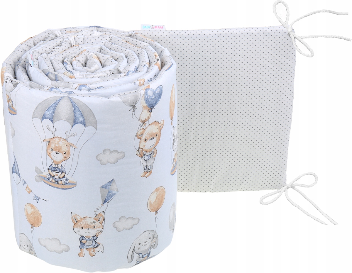 

Babymam Dwustronny Ochraniacz 180x30 Do Łóżeczka