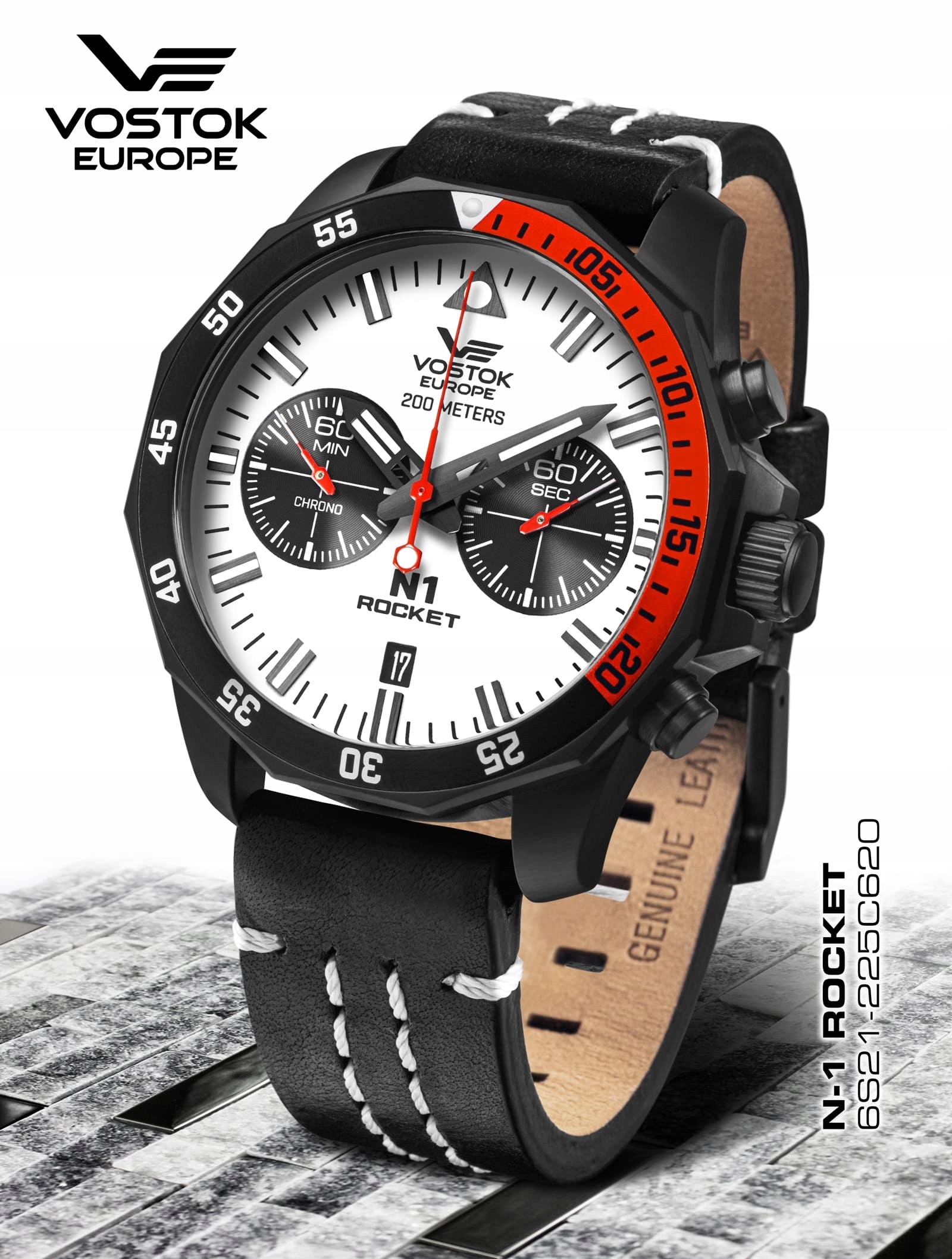 Hodinky Vostok Europe Rocket N1 Chronograph Quarz 6S21-225C620
