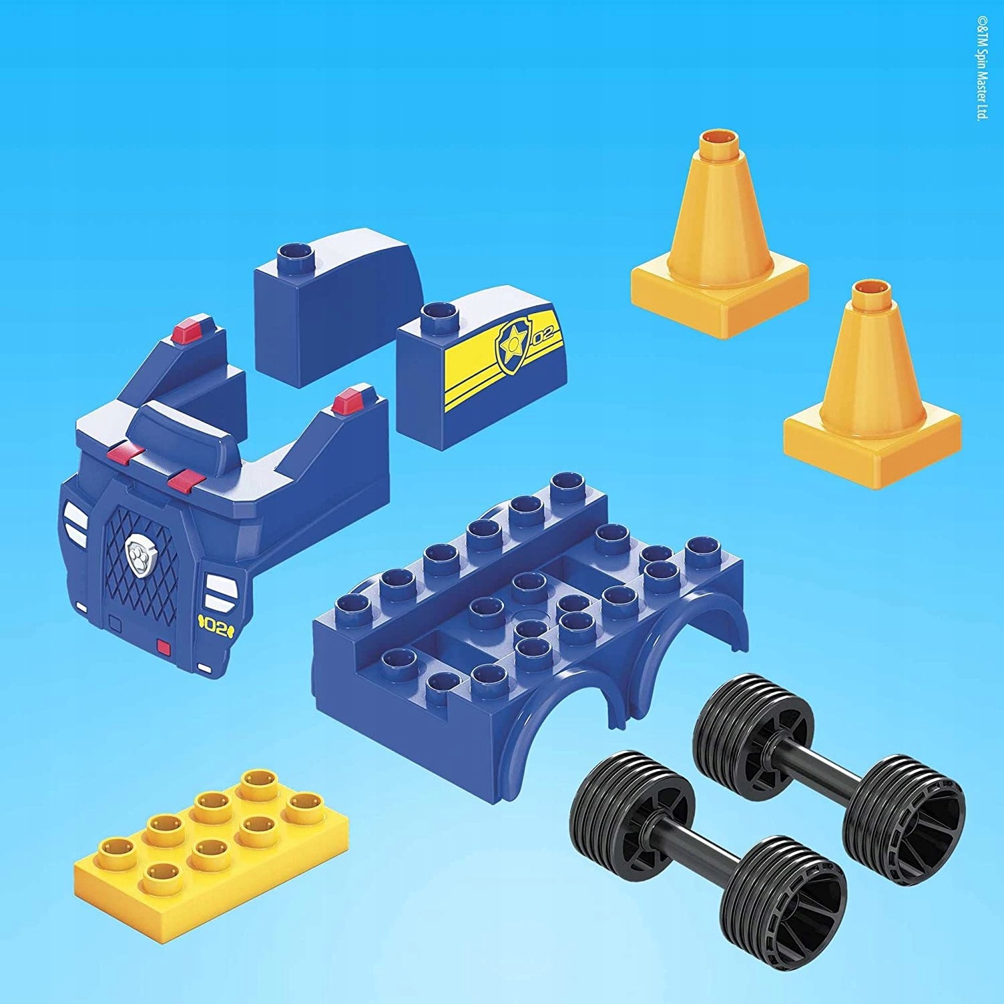 MEGA BLOKS PSI PATROL RADIOWÓZ PATROLOWY CHASE ZESTAW KLOCKI AUTO Rodzaj zestaw