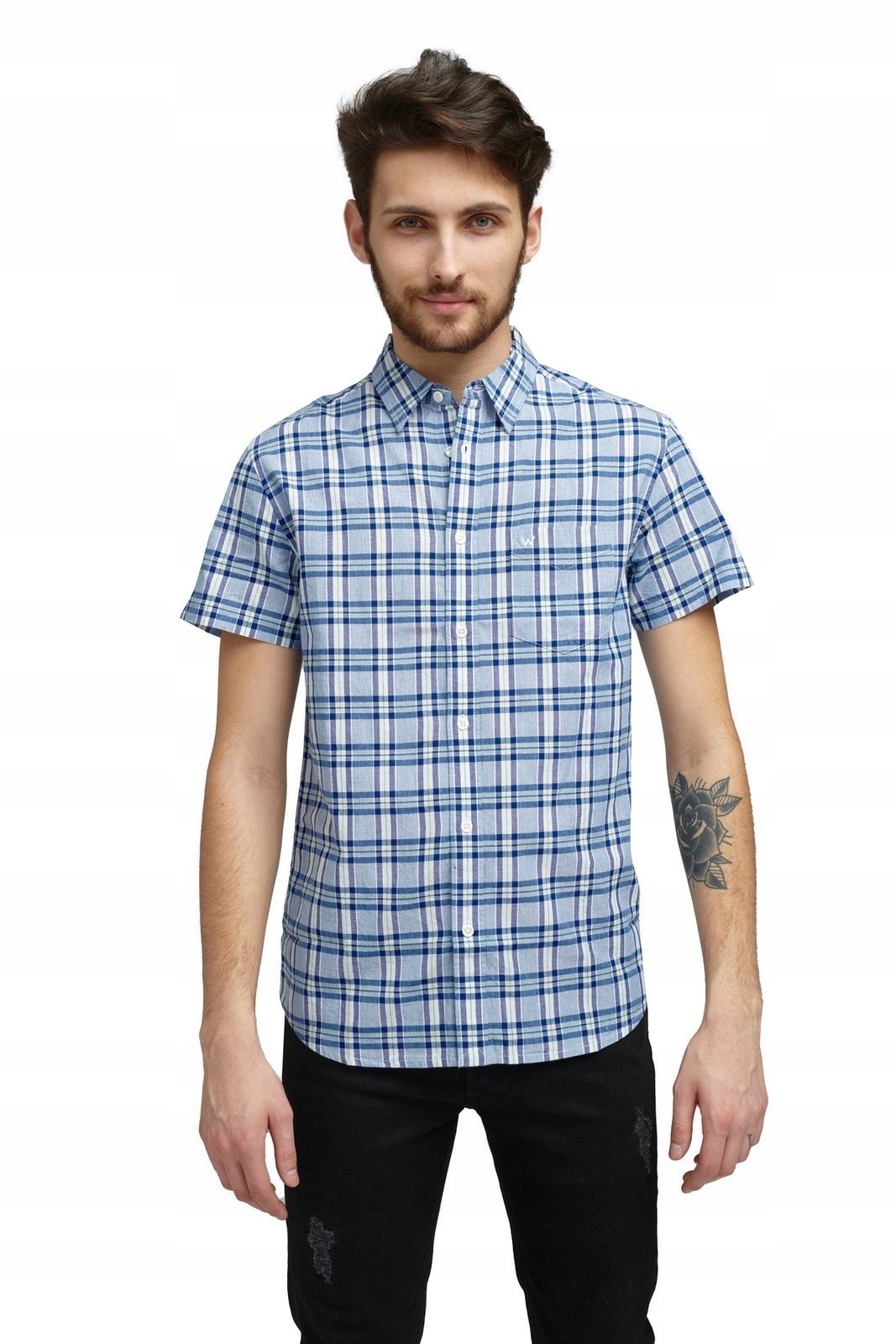 

Wrangler Button Down Placid Blue W5J11OB15 M