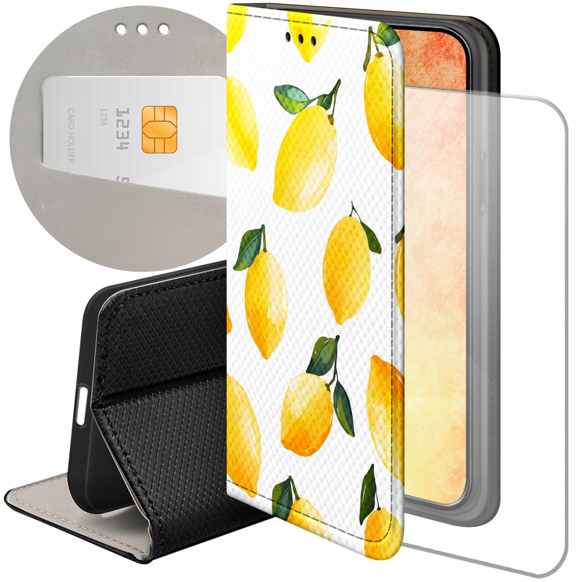Etui Do Xiaomi Redmi A1 Cytryny Cytrynki Smak Lata Cytrusy Lemon Case