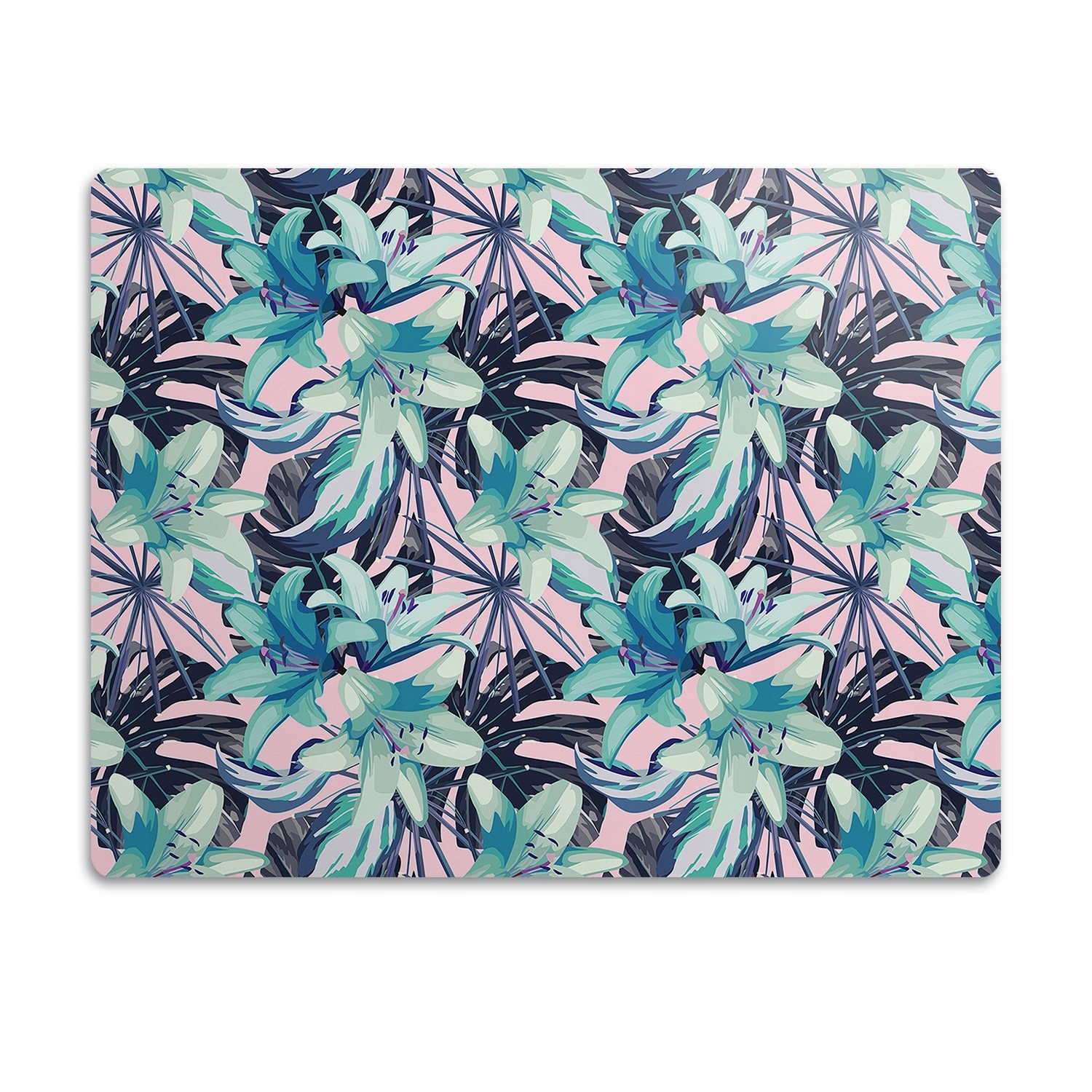 Levně Pro psa podložka pod misku Malované lilie 60x40 cm