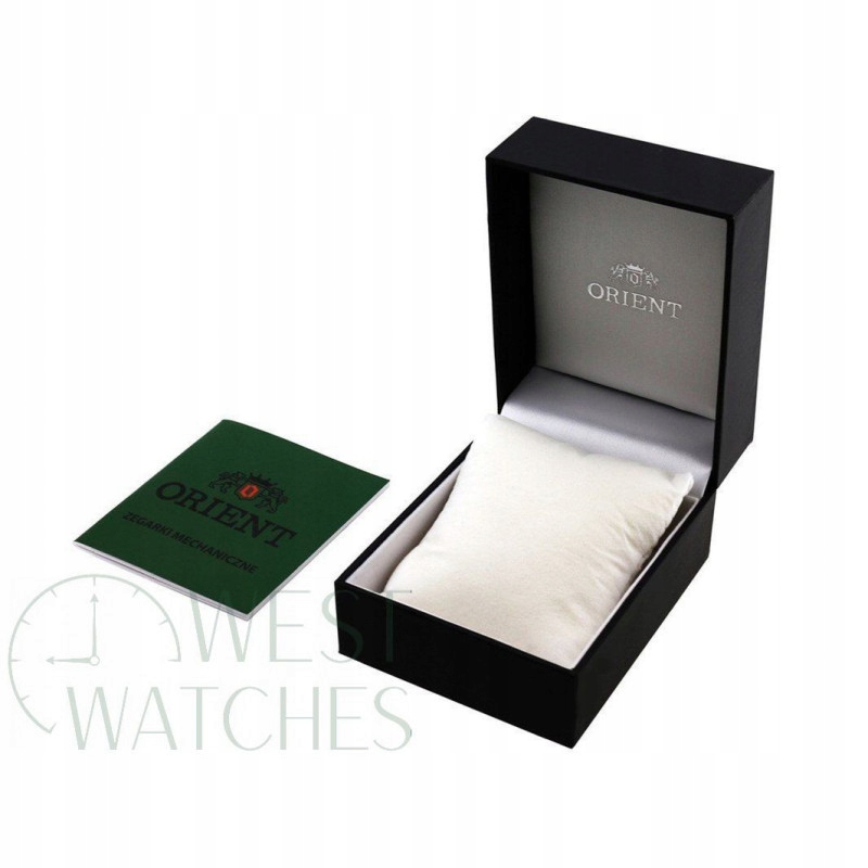 ZEGAREK z grawerem ORIENT CLASSIC OPEN HEART Materiał paska stal