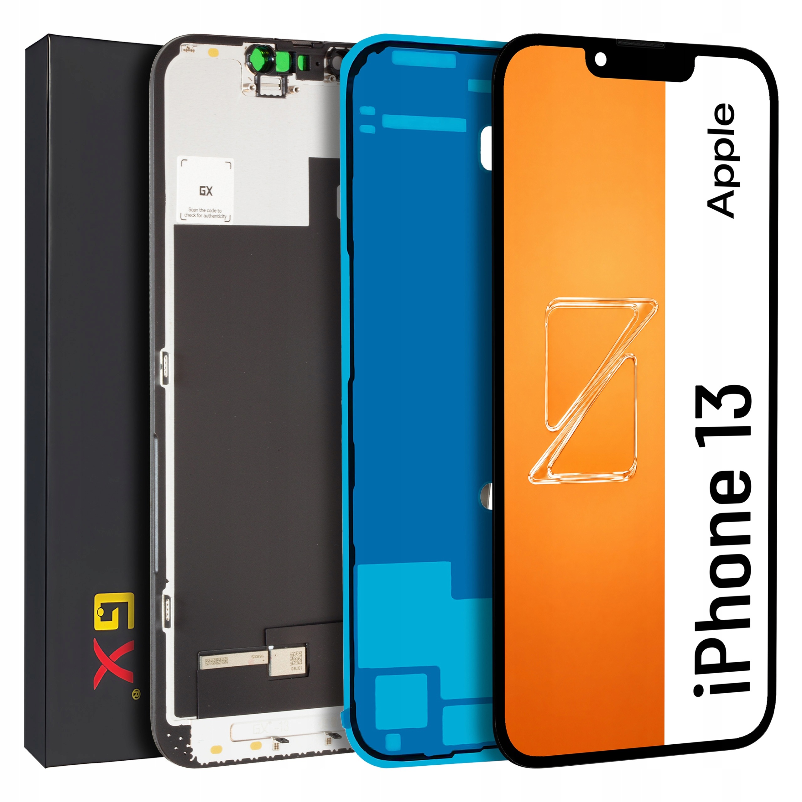 Displej pro iPhone 13 Obrazovka Amoled Rámeček Těsnění Verze Gx True Tone